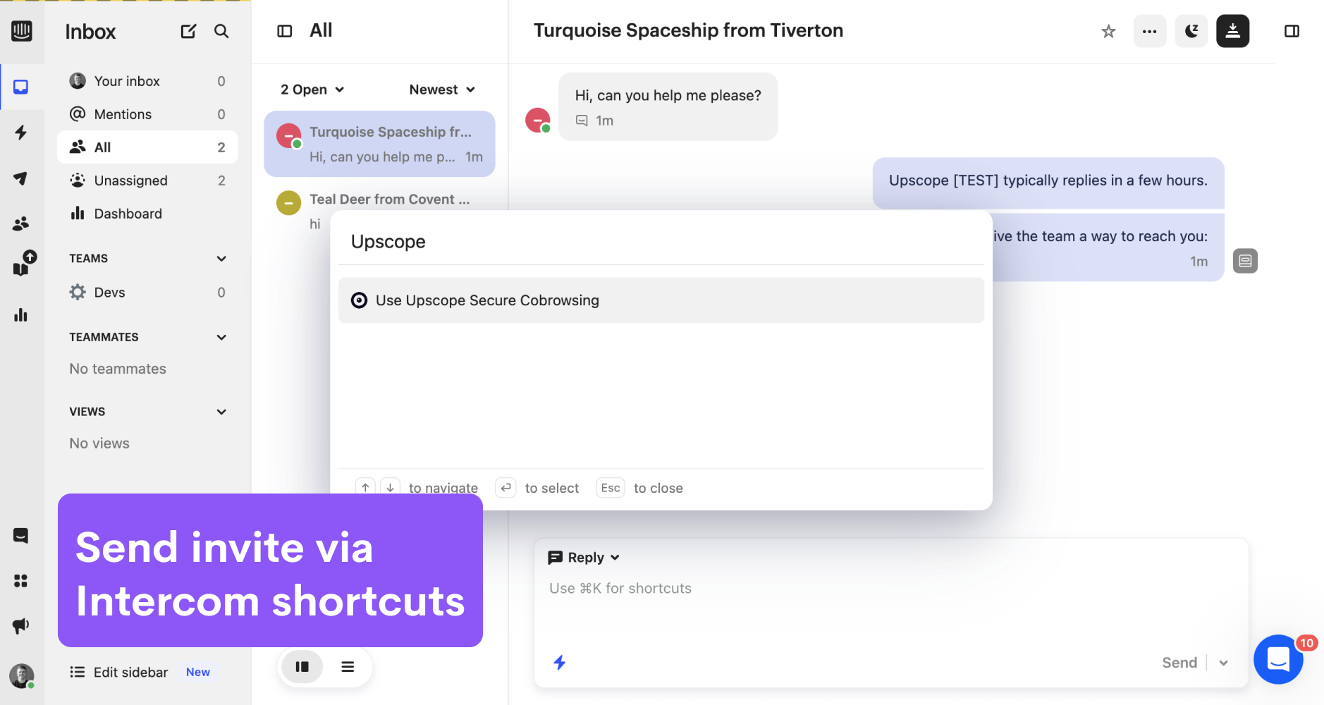 Helloscreen By Upscope App Store Intercom