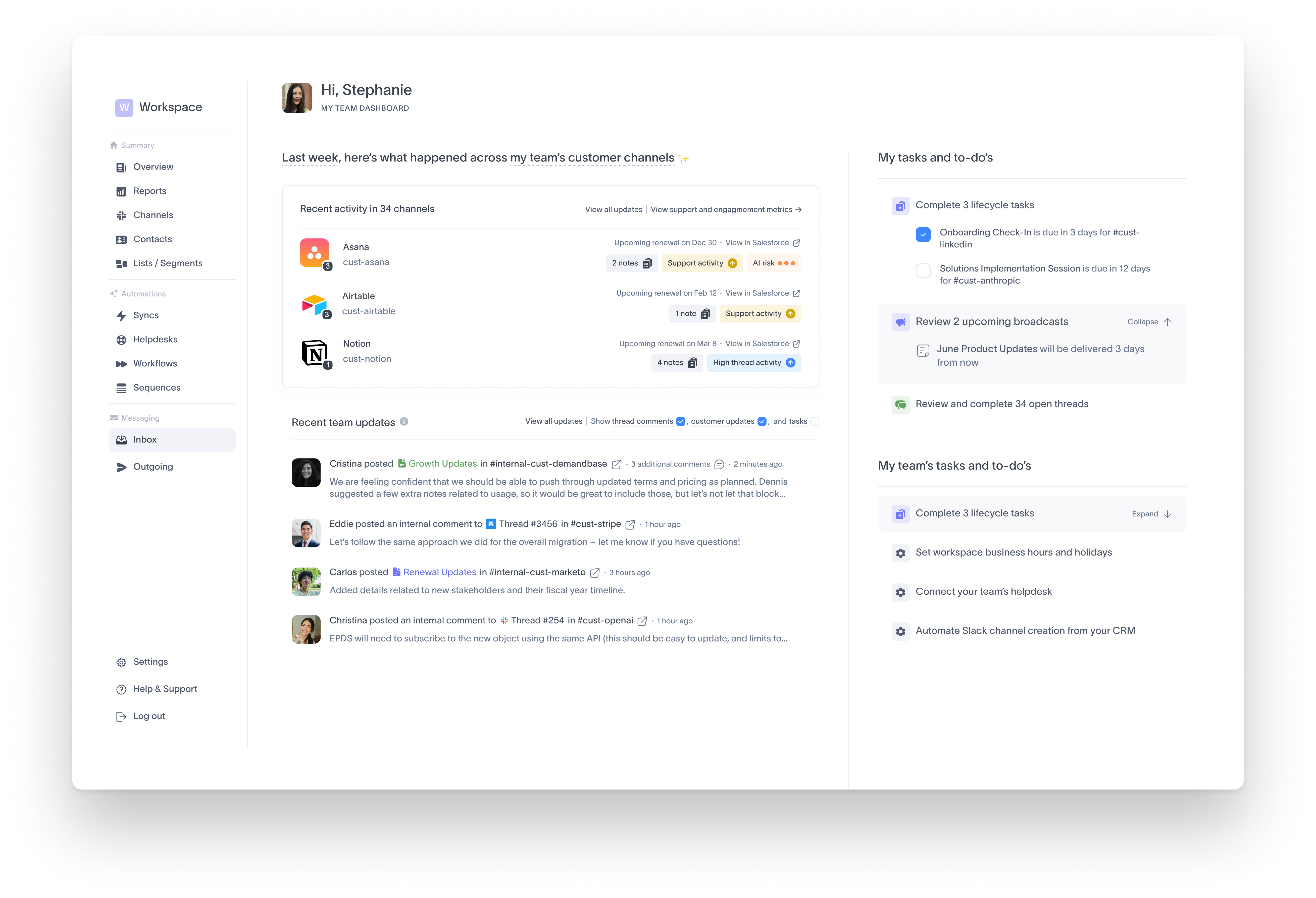 Channeled | App Store | Intercom