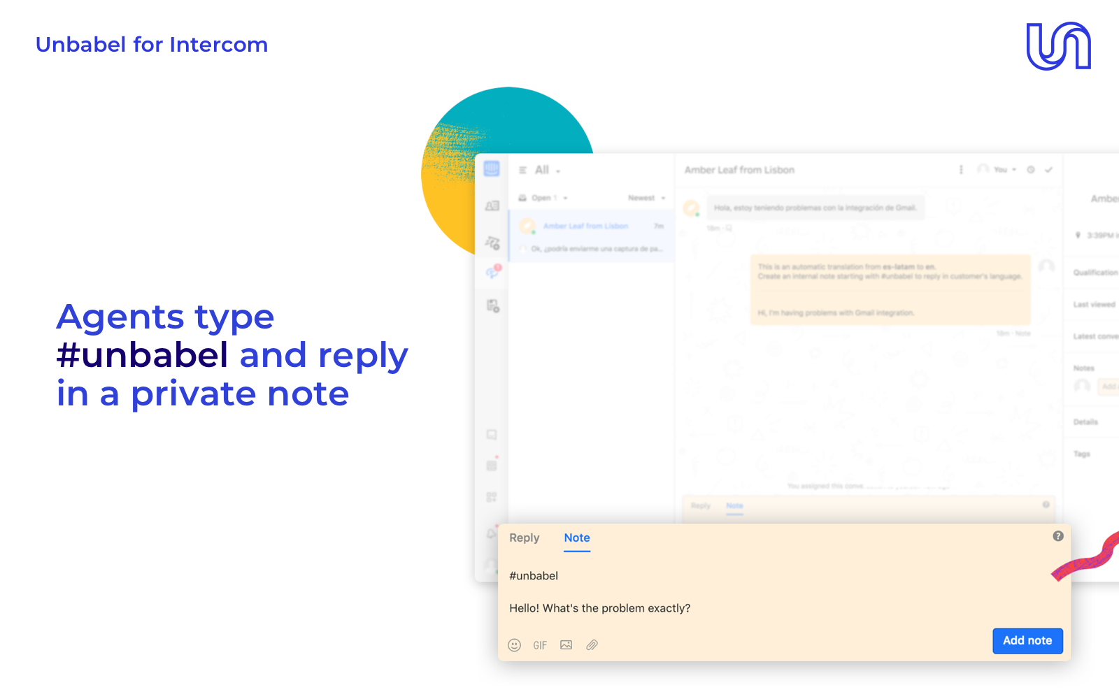 Unbabel for Intercom | App Store | Intercom