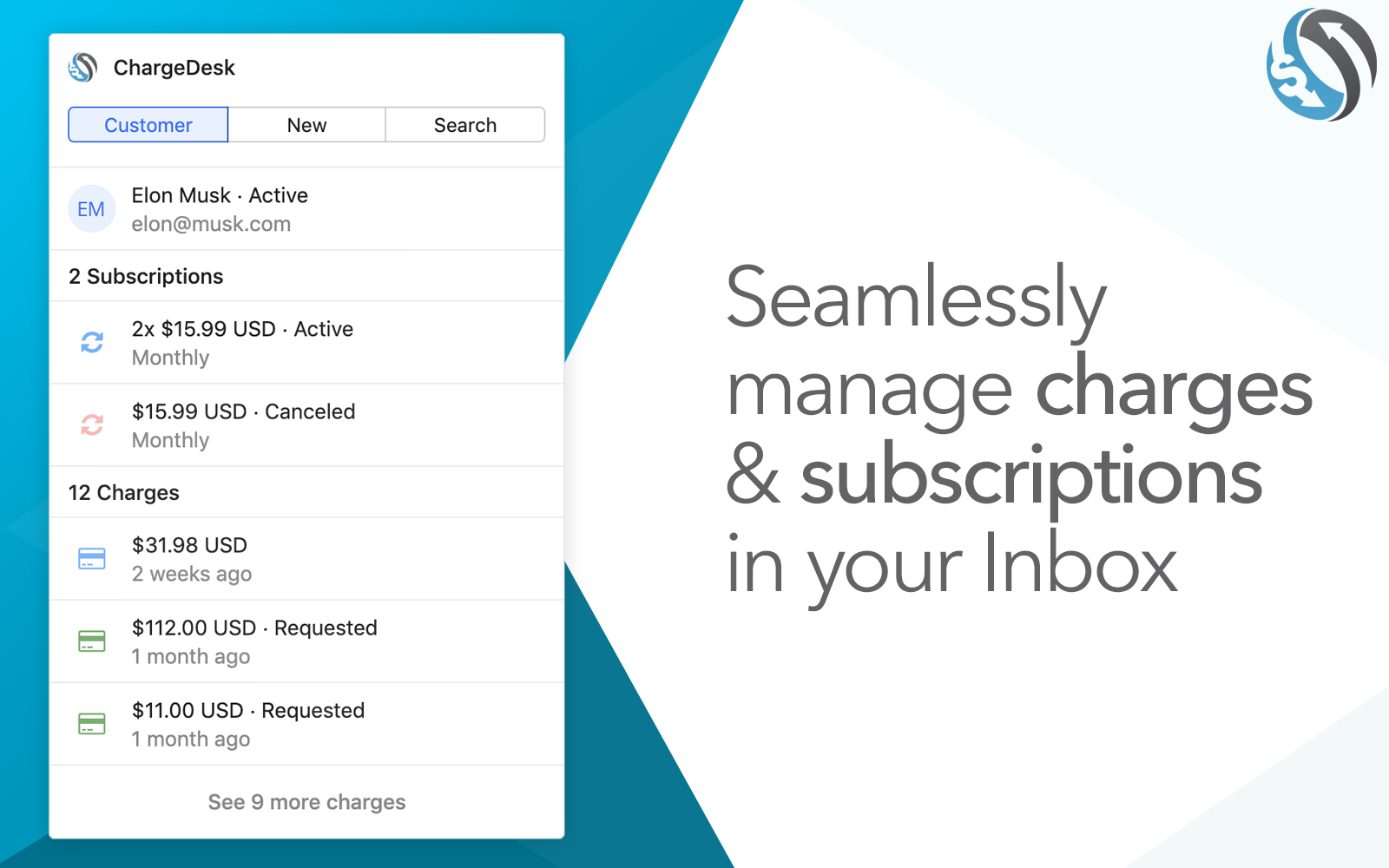 ChargeDesk | App Store | Intercom