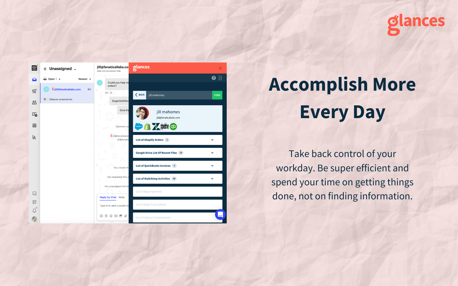 Glances | App Store | Intercom
