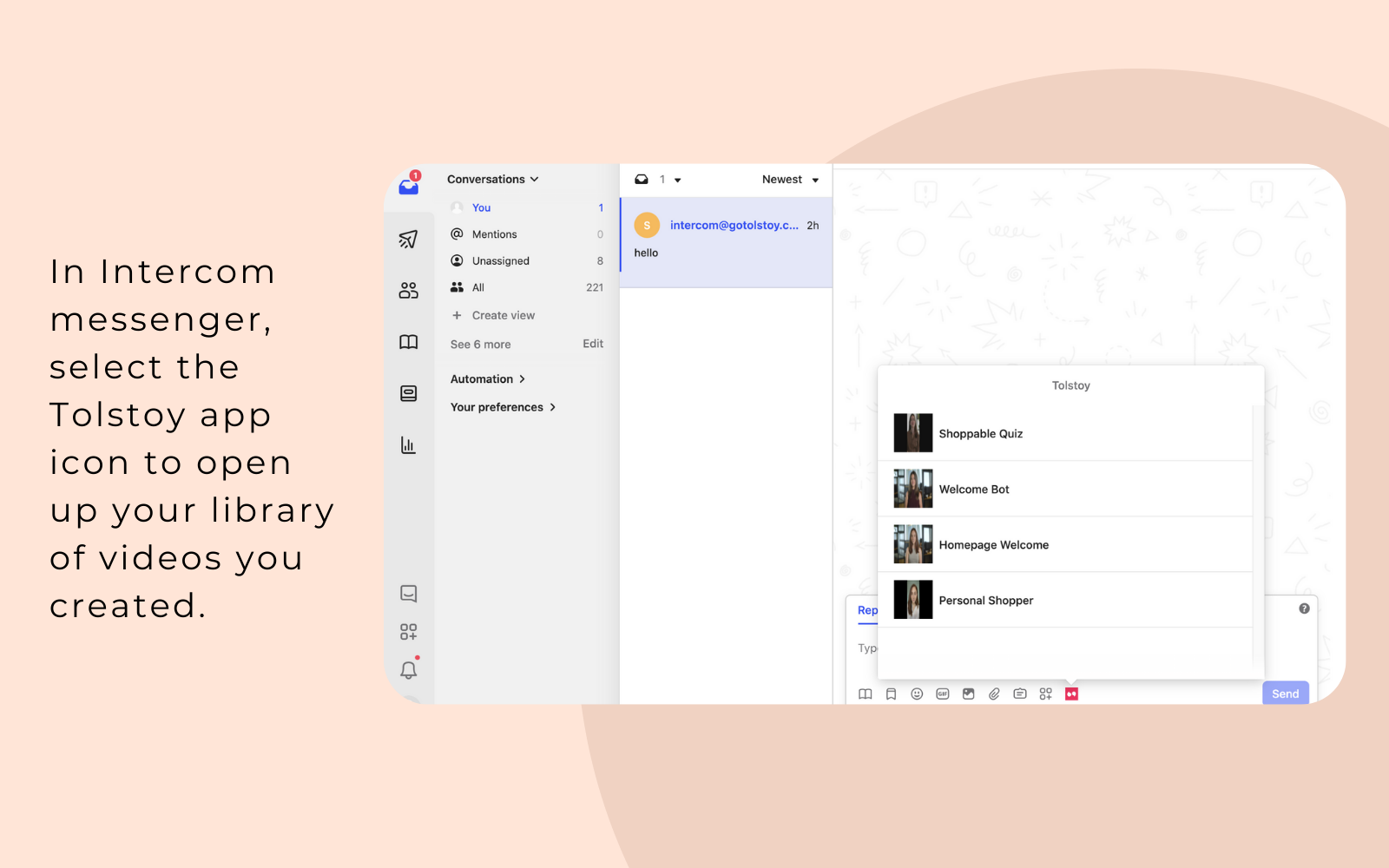 Tolstoy | App Store | Intercom
