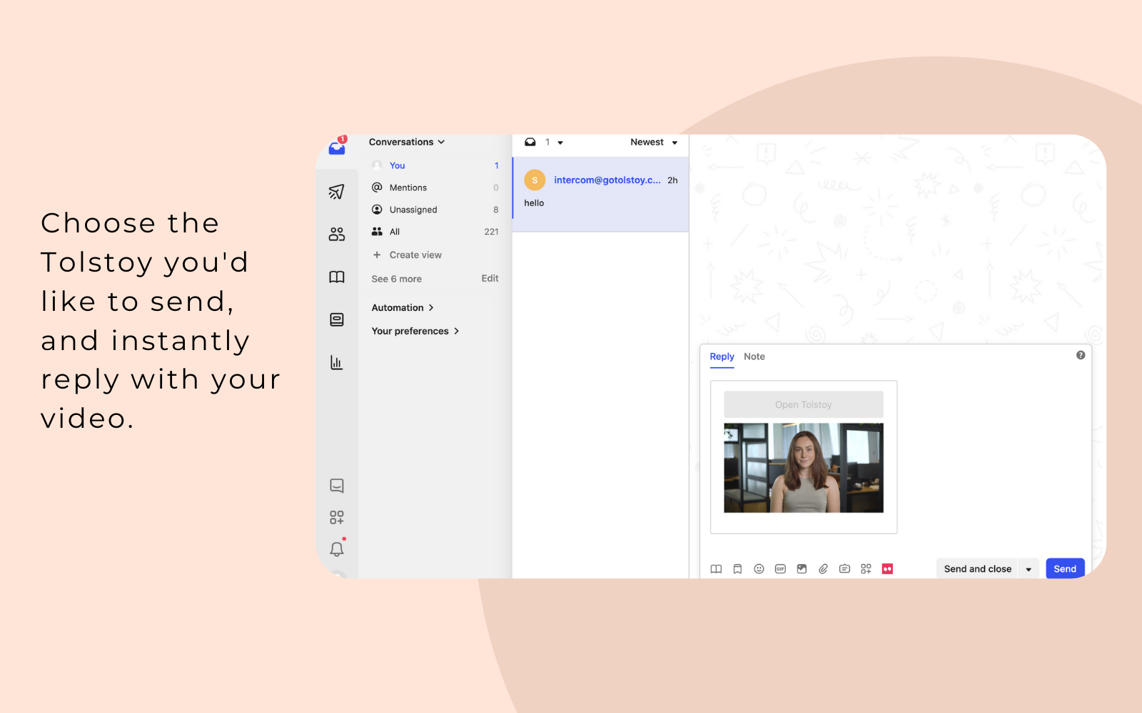 Tolstoy | App Store | Intercom