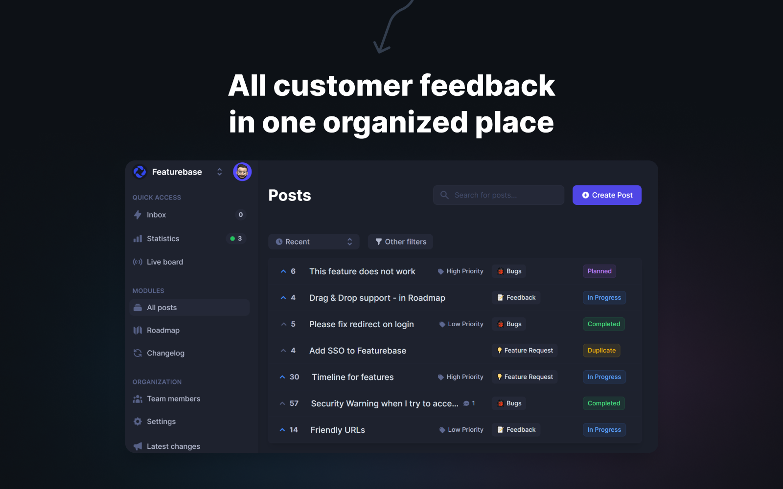 Featurebase | App Store | Intercom