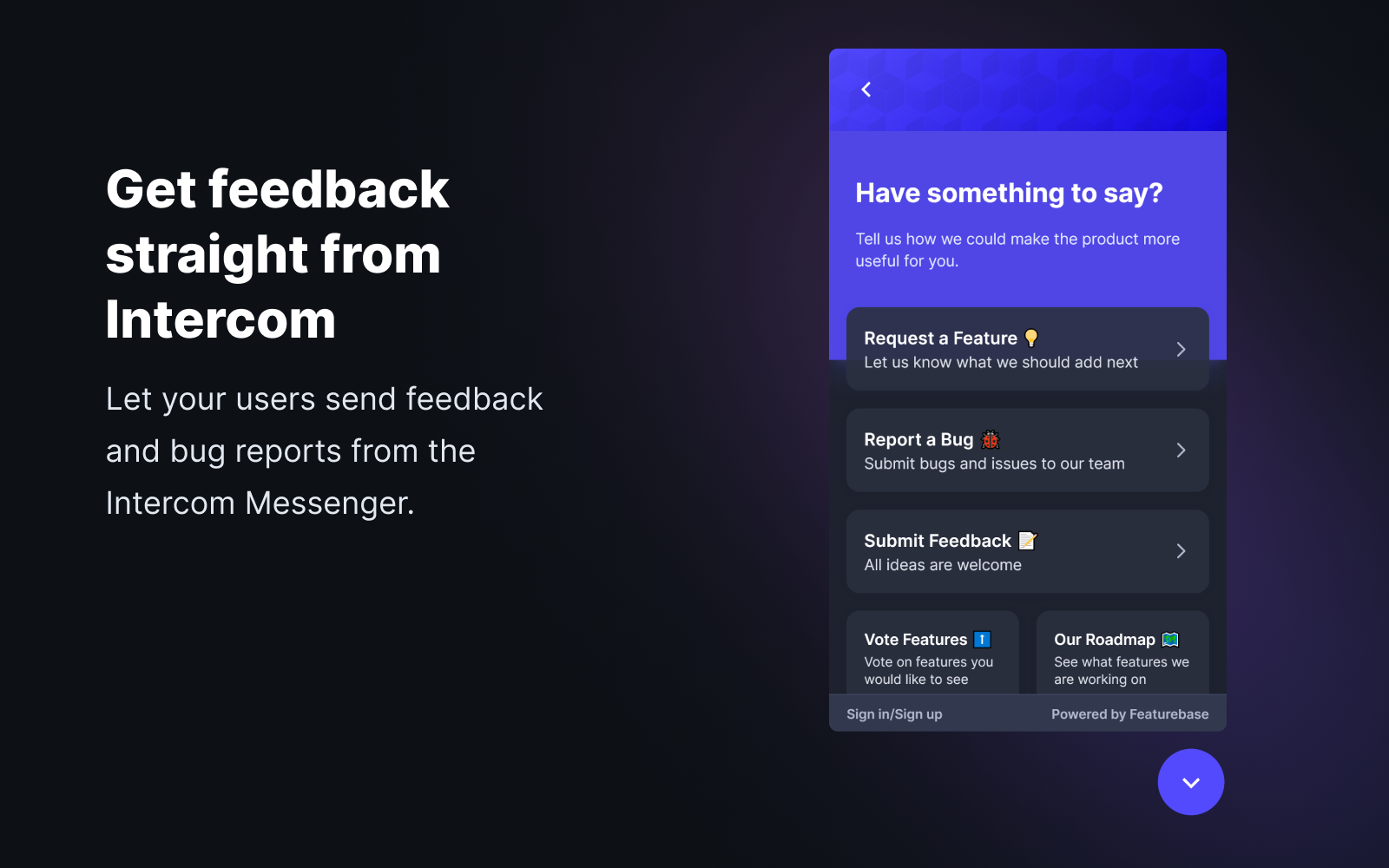 Featurebase | App Store | Intercom